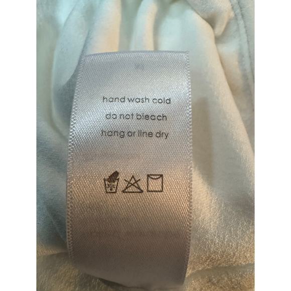 NAKED WARDROBE *WHITE* NWT $32 Hourglass Mini Skirt Size L - Picture 6 of 7